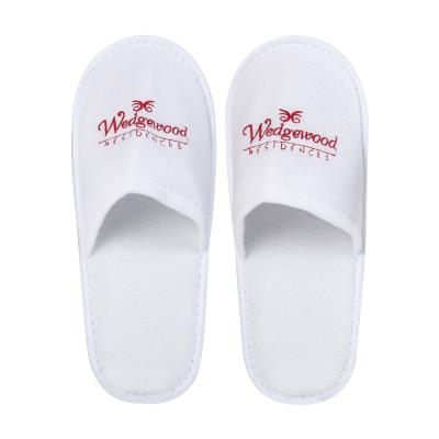 China EVA OEM Cotton Terry Towel Bath Women Man Sping Winter Autumn Closed Toe Hotel Slippers for sale