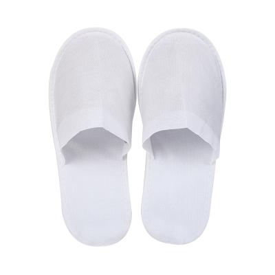 China EVA Cheap Price White Nonwoven Disposable Hotel Slippers for sale