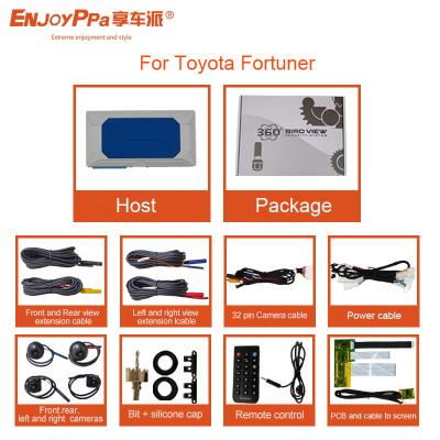 China ABS Material 360 Degree Car Camera System For Toyota Fortuner  Wire Connection for sale