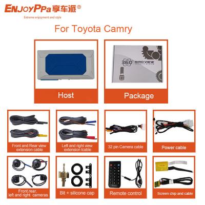 China Sistema de CCTV de coche impermeable con 4 cámaras para Toyota Camry vista de alrededor en venta