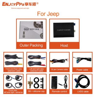 Chine Système de caméra de voiture à 360 degrés pour Jeep Fisheye Caméras d'observation environnante à vendre