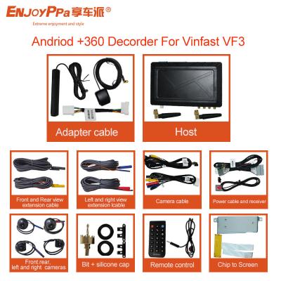 China 360 Car Camera Original Car Screen Update Andriod System For Vinfast VF 3 for sale