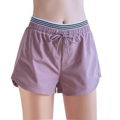 China New Women Girls Fitness Sportswear Yoga Nylon Quick Dry Running Shorts Breathable Shorts for sale