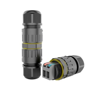 China M20 3 Core Nylon Plastic Circular Connectors Waterproof IP68 Circular Connector for sale