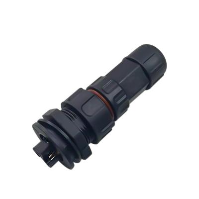 China M25 Verzamelt cirkelvormige waterdichte connector IP68 3 Core 32A Micro-omvormer Te koop