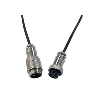 China GX16 3 Core Aviation Waterproof Power Connector Wire Sensor Male And Female Head for sale