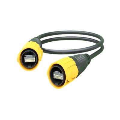 Cina Protezione del segnale LED IP67 impermeabile RJ45 connettore presa di rete apparecchiatura cristallina in vendita