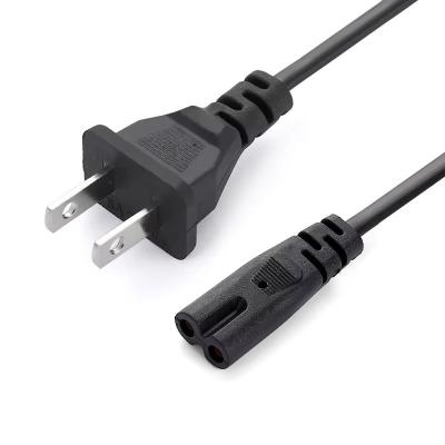 China American Standard Two Flat Power Cable Plug 1.5m Cordão de comprimento com sufixo de 8 letras à venda