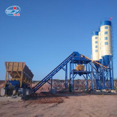 China Construction Projects Hot Sale HZS60 Soil Cement Mixture Plant Material for sale