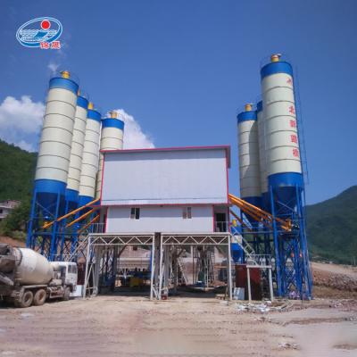 China Building works HZS120 series modular structure concrete mixing plant for sale for sale