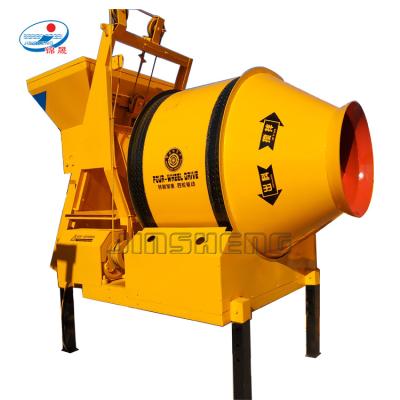 China Factory JZM500 Self Drum Concrete Mixer Electric Rotating Loading Supplier for sale