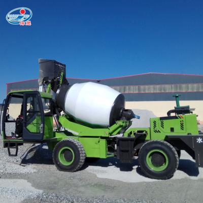 China Factory Price Automatic Concrete Mixer Truck Mobile Self Loading Hydraulic Mixer Cement Weighing Machine for sale