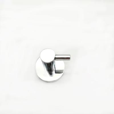 China Modern Bathroom Single Wall Mount Mounted Hook For Towel Chrome for sale