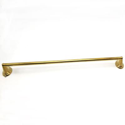 China Heater Bathroom Rose Gold 60cm Single Towel Bar Rack for sale