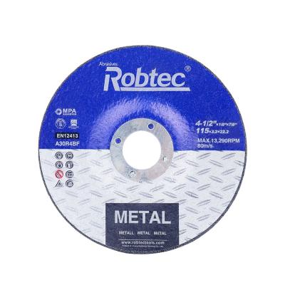 China Ferrous Metals Fabricate ROBTEC 115x3.0x22.2mm 4.5