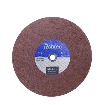 China Workable For Metal / 16 Inch ROBTEC Steel Cutting Disc For Metal , MPA Checked Cutting Wheel for sale