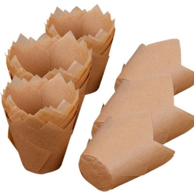 China Disposable Food Grade Colorful Disposable Muffin Paper Cups for sale