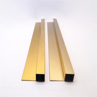 China New Arrival Modern Building Material Metal Corner Edge Stainless Steel Tile Trim Edge Profiles for sale