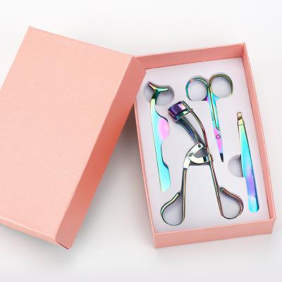 China Custom Logo Handle Stainless Steel Comfortable False Lashes Tools Custom Logo Tweezers Eye Lashes Tools Private Label Eyelash Tweezers Set for sale