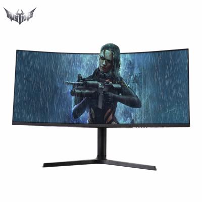 China 21:9 Wide Screen PC 3440*1440P Monitor 4K Desktop Gaming Curved 34 Inch Curved Monitor For Computer 34