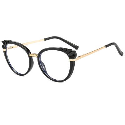 China 2021 gradient TR90 frame anti blue light new hybrid irregular women can be matched with men's degree glasses frames tr90 for sale