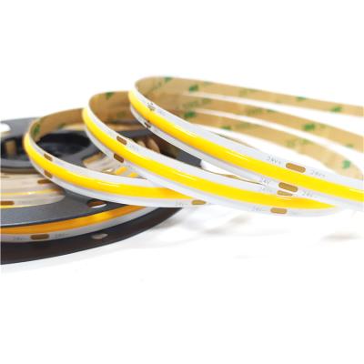 China Ultra Thin Hotel 3000K Color Temperature COB LED Strip Light With 480leds/M for sale