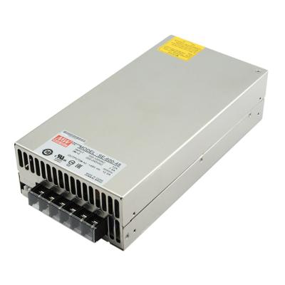 China High power SE-600-12 SE-600-24 SE-600-36 SE-600-5 600W SE-600 MW series meanwell switch LED hot selling power supply bandaged for sale