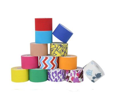 China 95% Cotton + 5% Spandex Manufacturer Wholesale Professional High Quality Kinesiology Tape For Muscle Strain Relief for sale