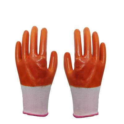 China Safe Professional Protective PVC Dipped Gloves Construction Insurance Labor Safety Coated Gloves for sale