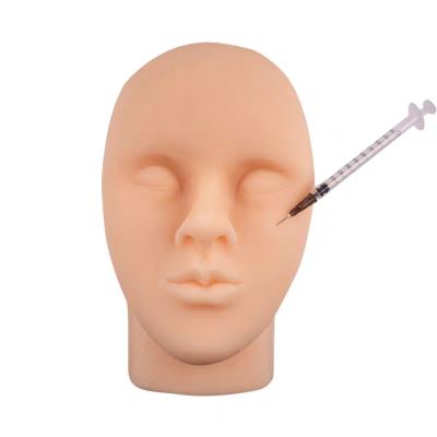 China Reusable Silicone Injection Head Training Model, Injection Facial Training Model for sale