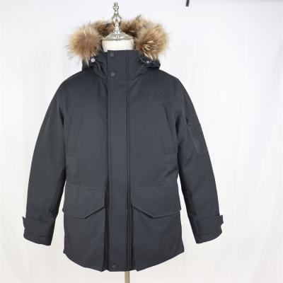 China Wholesale OEM Winter QUICK DRY Jacket With Hooded Faux Fur Trim Stand Collar With Velcro Straps In Sleeves for sale