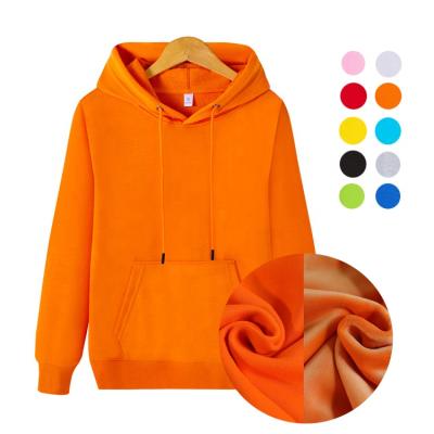 China Anti-pilling Unisex Thicken Warm Winter Fleece Inside High Quality Cotton Hoodie for sale