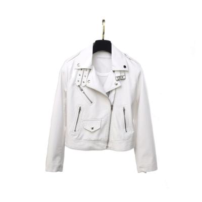 China Breathable Jackets Women And Girls Plus Size Womens PU Leather Biker Jacket for sale