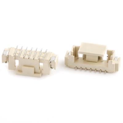 China PCB 1.25 mm pitch 180degree jst wafer connector 7 pins vertical jst pcb mounted connector for sale