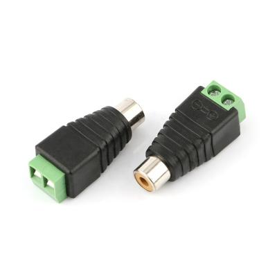 China Plug & Play/Moisture-proof/Fireproof/Fast CCTV Female Camera Jack Terminal Block Adapter For Transmission Screw TB for sale