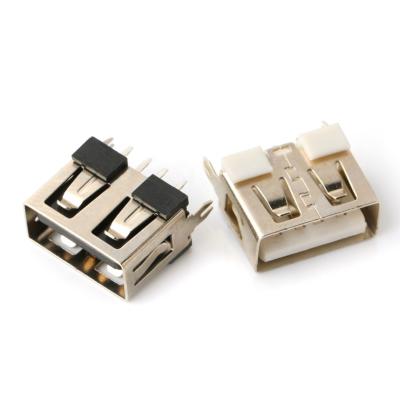 China Vertical 4 Pins Type 10.5 A Female USB Port Connector PCB USB Conector AF-10.5 for sale