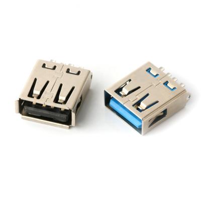 China solder wire usb 2.0 female Usb type A Jack 180 usb female left connector AF-180-WW-2.0B for sale