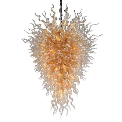 China 100% Zhongshan Sale Pendant Lights Murano Chandelier Lamps Handmade Colorful Warm Blown Glass Blown Glass Chandeliers for sale