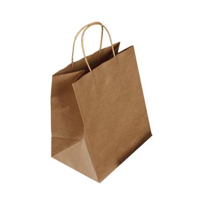 China Factory Direct Selling Recyclable Paper Packaging Powerful Craft Bag Eco-friendly Paper Coffee Bag With Handle for sale