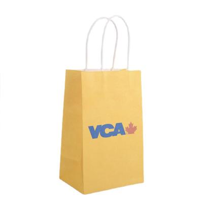 China Recyclable Hot Selling Cheap Kraft Paper Art Paper Bag Food Packaging Candy Paper Bag for sale