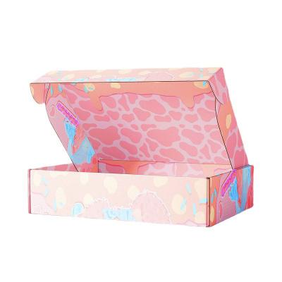 China Recyclable Design Popular Express Box Custom Logo Luxury Paper Packaging Box Clothing for sale