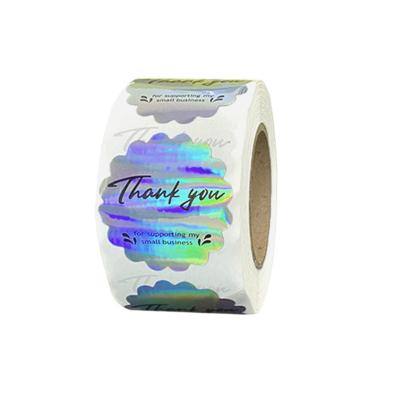 China Customized best price anti-counterfeit text packaging box stickers can be printed holographic stickers for sale