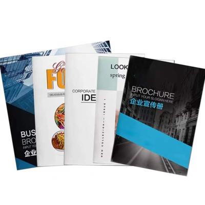 China paper & Cardboard Offset Printing Coated Paper Products Color Leaflet Folder Reprint Printing for sale