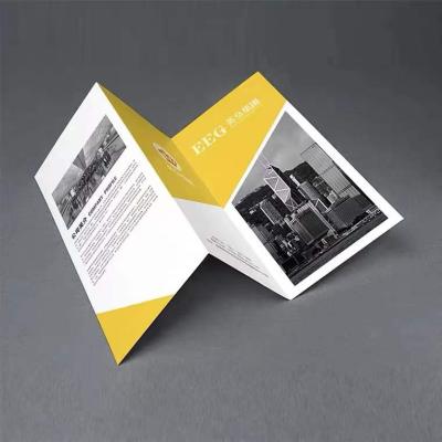 China Advertising Customized Paper Printing Instructions Folding Brochure Printing Catalog for sale