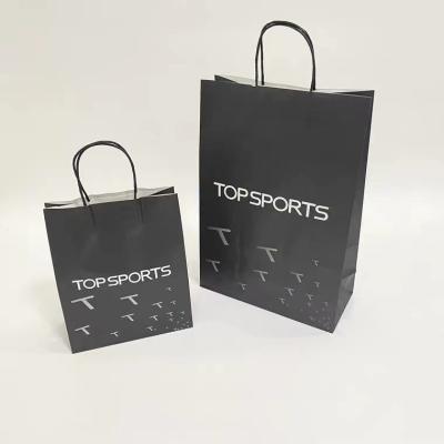 China Factory Wholesale Customized Recyclable Paper Bag Brand Clothing Shopping Recyclable Paper Bag With Logo for sale