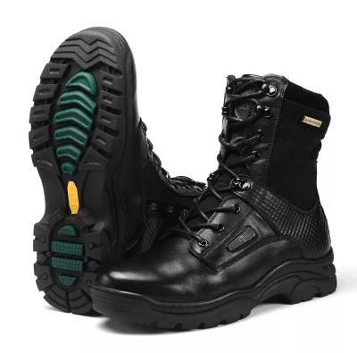 China Botas de combate de cuero genuino Jungle Primavera Otoño Martin Botas de combate tubo medio en venta