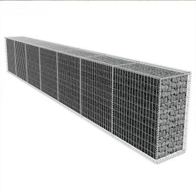 China Masonry Blast Wall Park Decorative Wall Galvanized Steel Wire Cage Sandblasting Stone Wall for sale