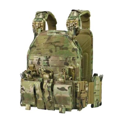 China Vestido antibalas táctico militar con placas Molle Sistema de portador con bolsa de cargador 9mm en venta