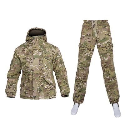 China Vestuário de Inverno Militar Vestuário Uniforme Russo Camuflagem Combate Táctico Quente à venda