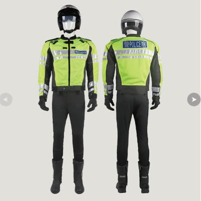 China Chaqueta reflectiva Policía Hi Vis Veste Policía de tráfico al aire libre Uniforme de ciclismo Traje de invierno en venta